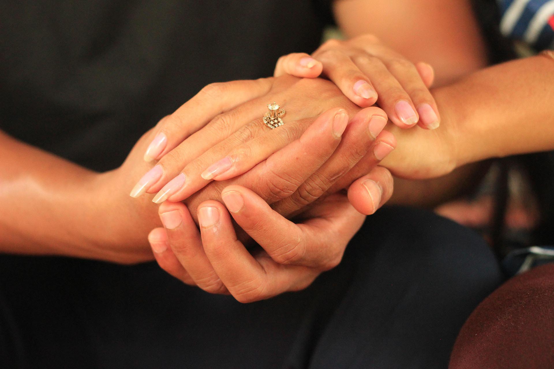 Hands joined in prayer